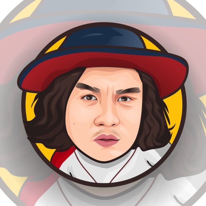 Draw big head cartoon pop art from your photo by Taufan_99 Fiverr
