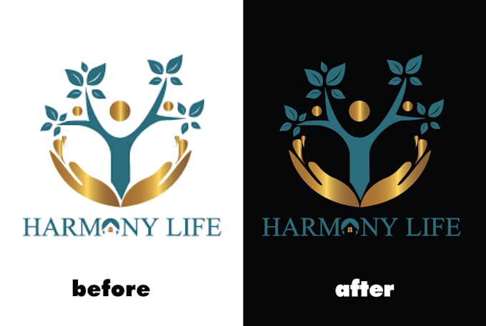 logo to vector tracing, image to vector, raster to vector, vector trace, revamp