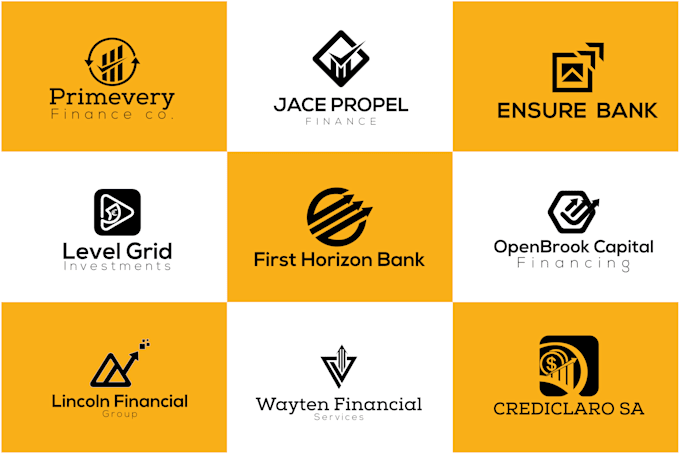 do financial accounting consulting credit repair tax bank logo design