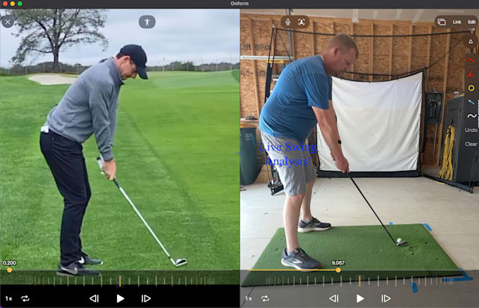 give you an online golf swing analysis and training plan