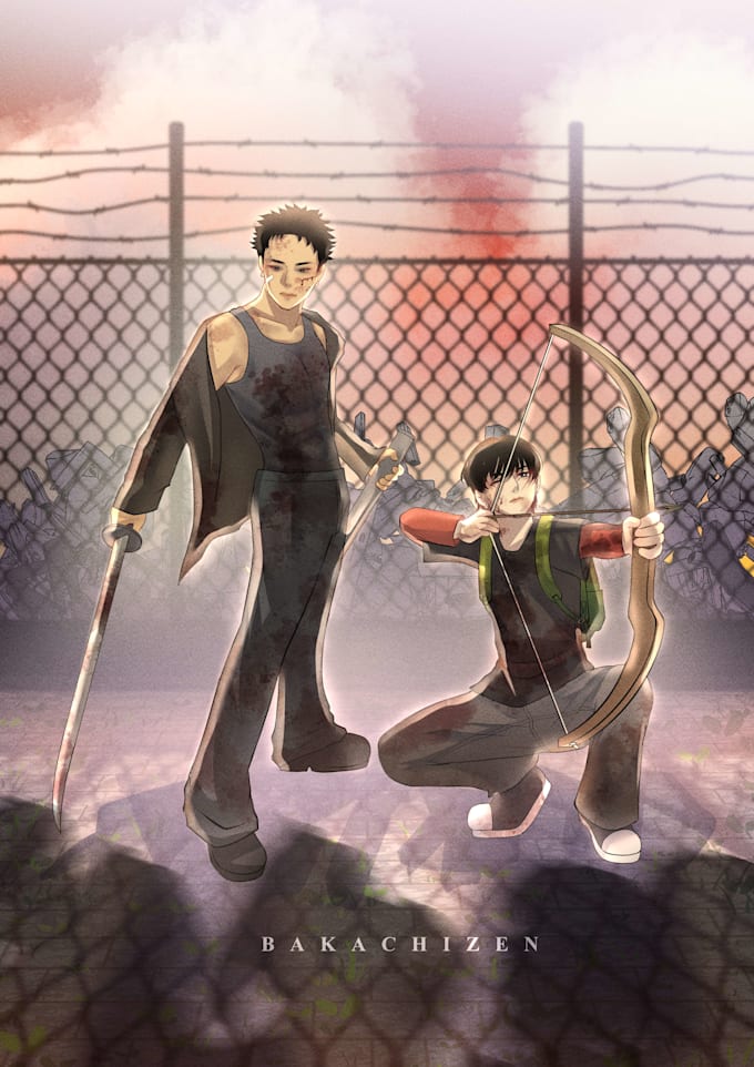 draw detailed anime illustrations