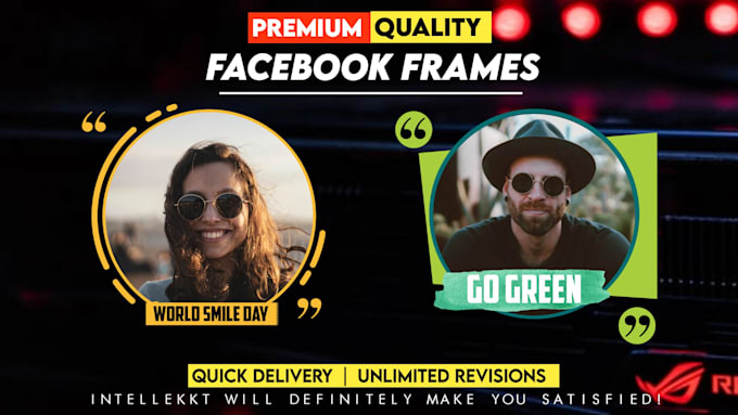 design exclusive facebook profile picture frames for you
