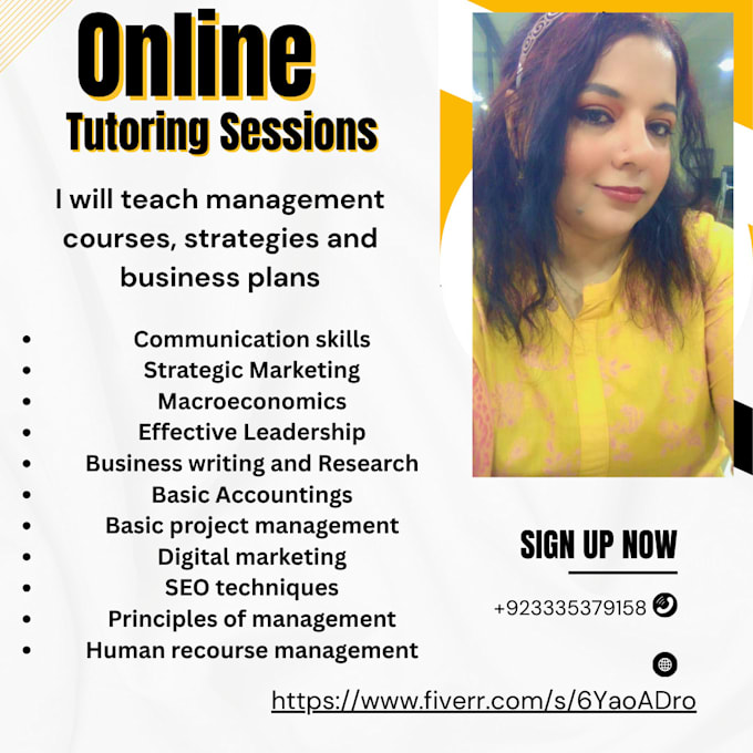 teach business management, marketing, and MBA subjects online