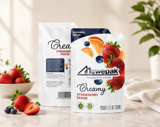 do professional pouch label design or stand up pouch bag