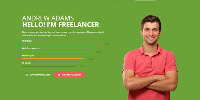 make your portfolio or resume website