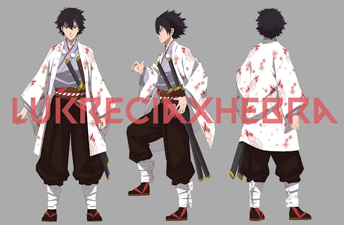 do anime character sheet