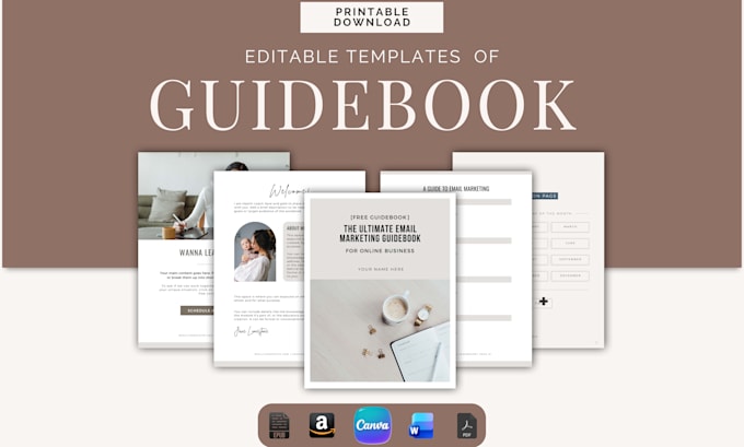design ebook pdf, workbooks, lead magnet in canva pro