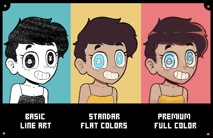 draw you a bust up character