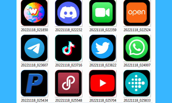 design flat app icon for custom android or ios icon pack