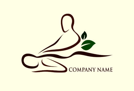 do a spa and massage logo design for you