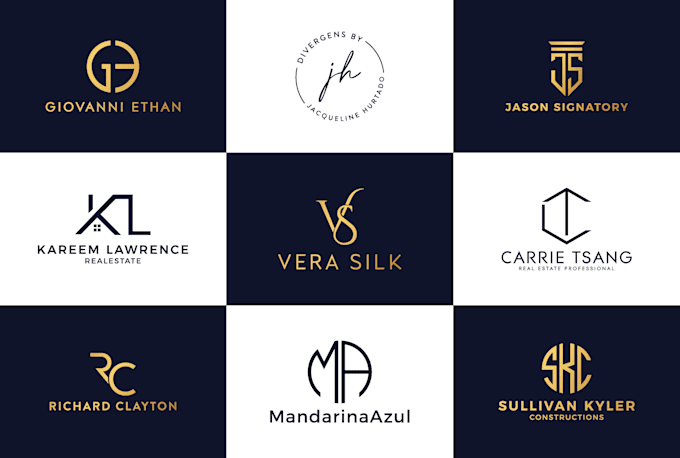 do luxury monogram logo design