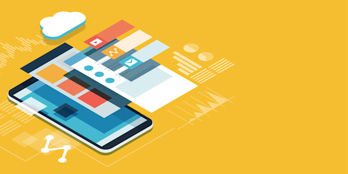 develop android and ios apps with UI design, using flutter