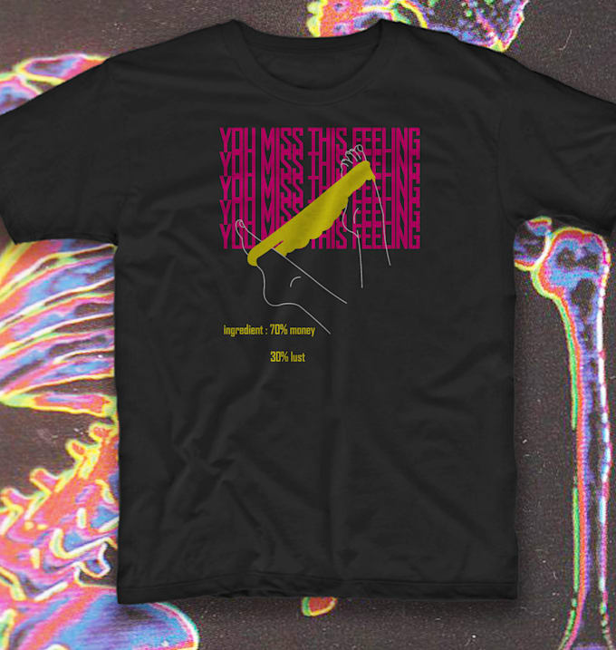 create streetwear desain tshirt