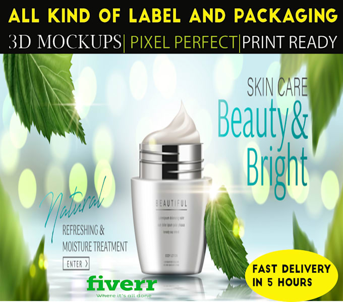 do premium beauty products packaging and labeling