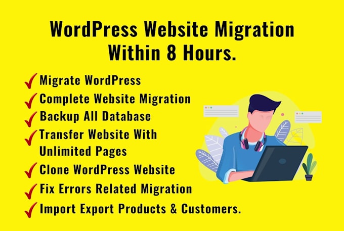 migrate wordpress website transfer wordpress and clone website