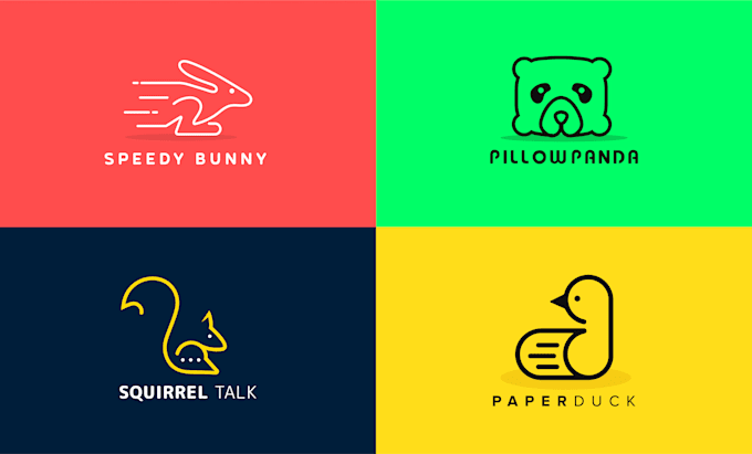 do modern line art minimalist logo design for your business
