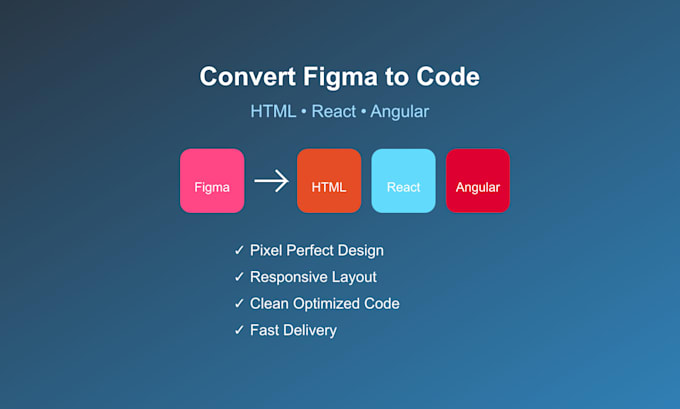 convert figma to react js, angular