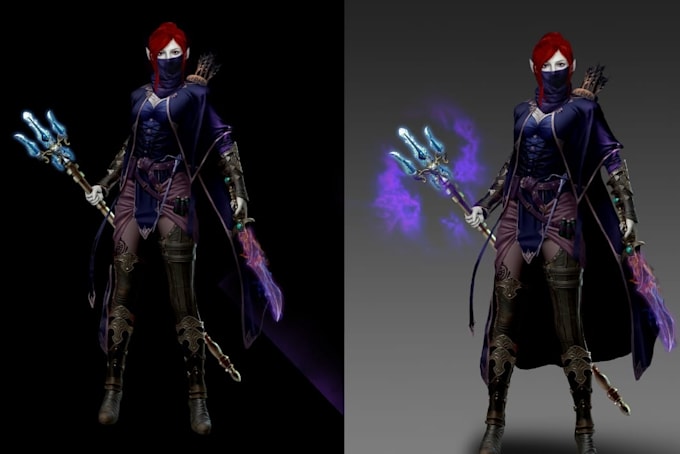 draw dnd character art design professionally