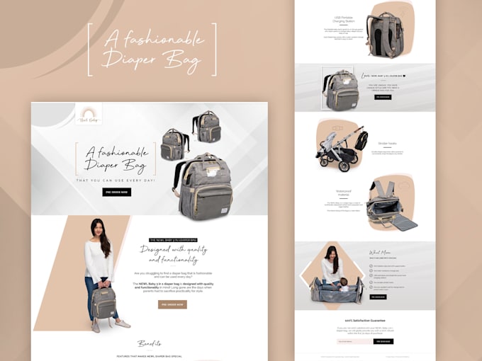design a conversion optimized landing page and code in unbounce