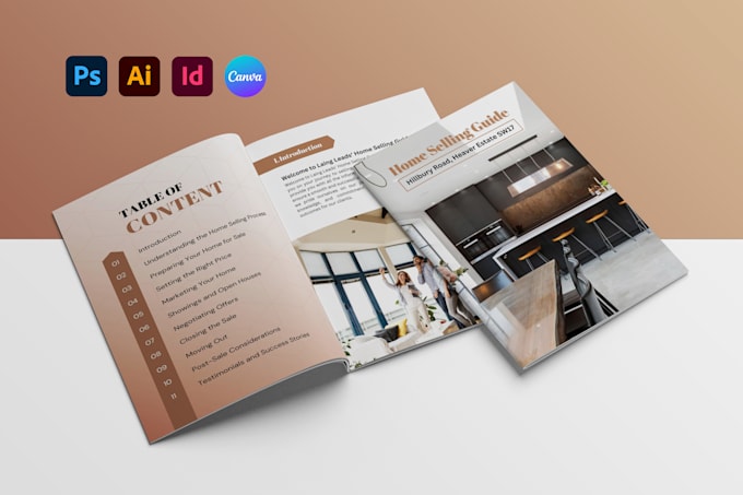 design real estate digital brochure, company profile, annual report, booklet