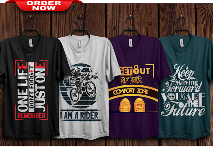 make attractive and creative t shirt design in 24 hours