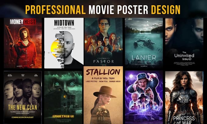 design a beautiful movie flyer, poster or brochure