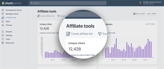 setup affiliate program on shopify store or shopify affiliate program