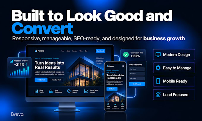 design and develop a high converting wordpress website