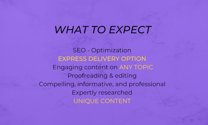 write a compelling SEO blog post on any topic