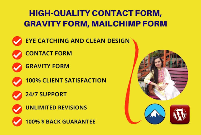make wordpress contact form, gravity form, multistep form