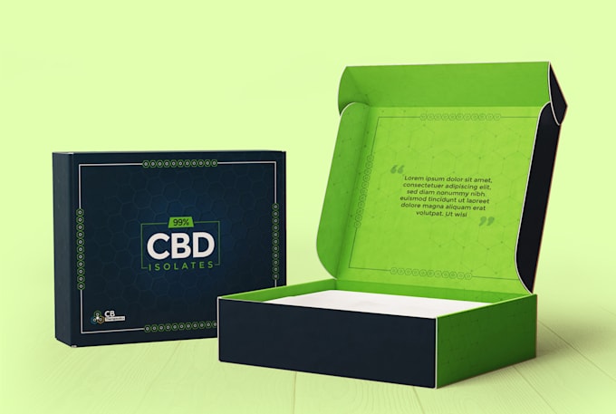 do box design, mailer box, subscription box with 3d mockup