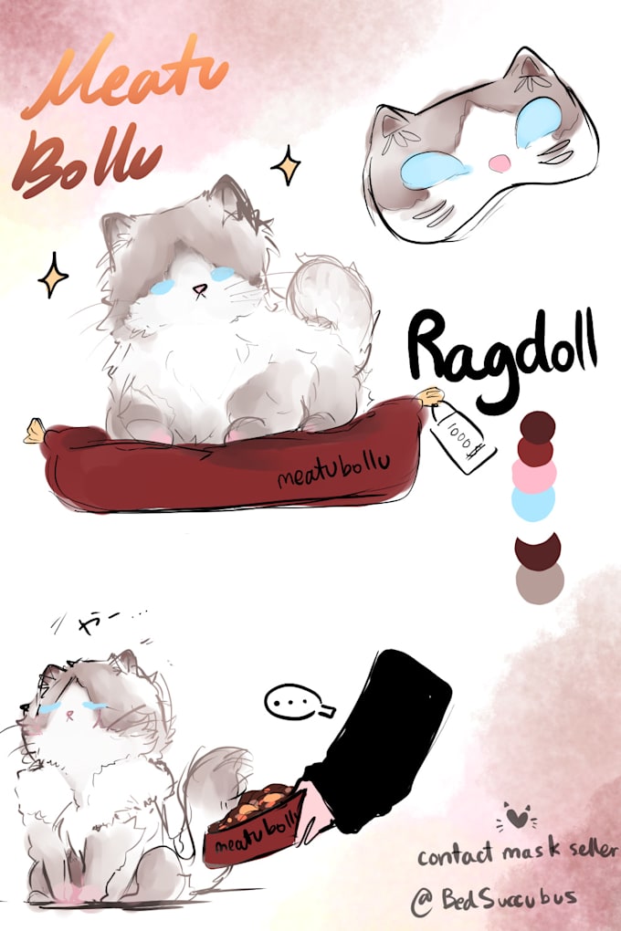 draw character full body and original design