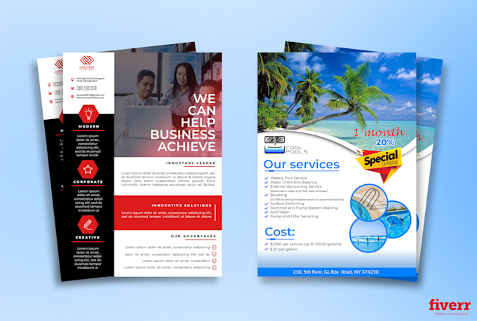 design flyer, brochure, leaflet, cv, poster, or any graphics design