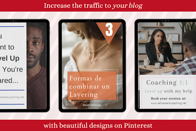 design pinterest pins for your website or blog