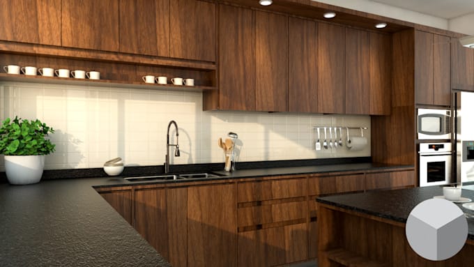 design your dream kitchen with realistic renders