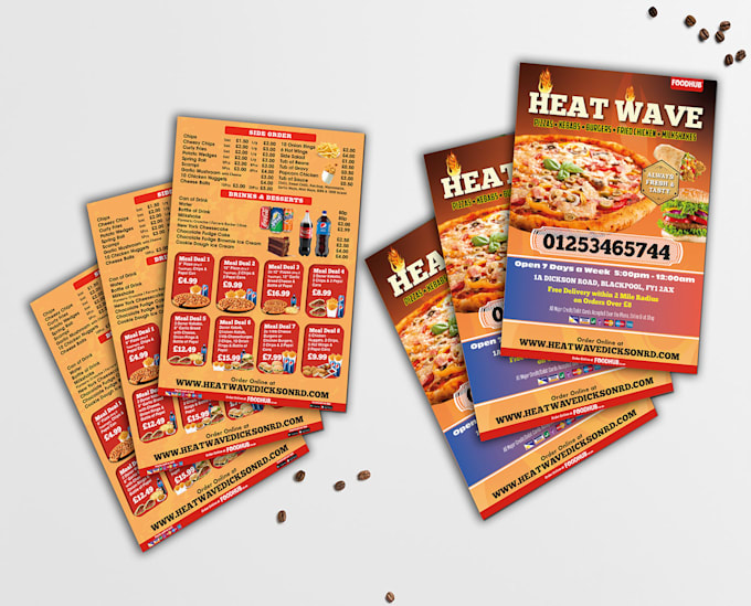 create perfect takeaway or dine in menu