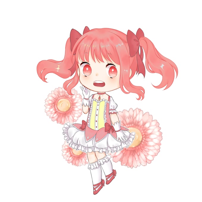 Draw Anime Style Chibi Fan Art Original Characters Characters 