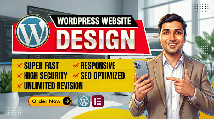 create responsive  wordpress website for your business