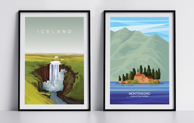 create a travel poster in my unique style