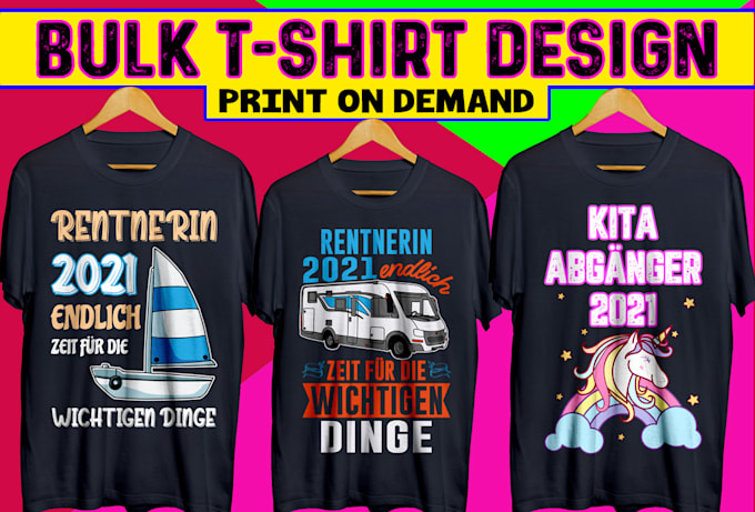 design trending german t shirts for your pod store