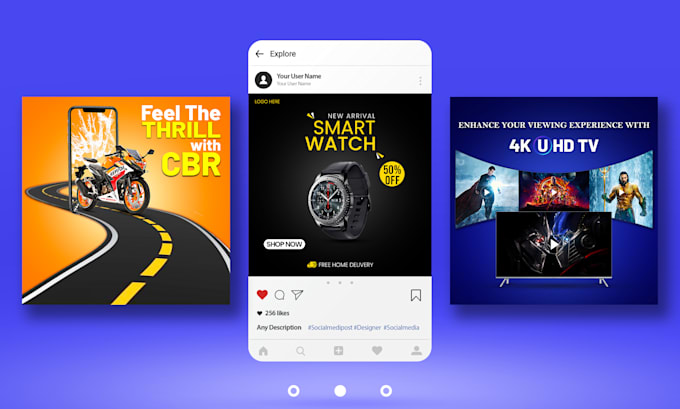 design a promotional poster and social media poster