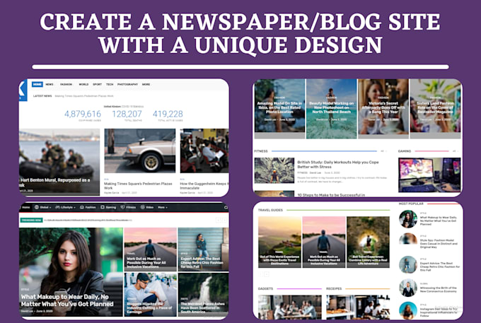 create a wordpress newspaper or blog website with newspaper theme