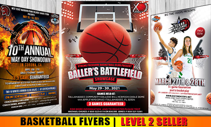 design modern eye catching basketball flyer poster
