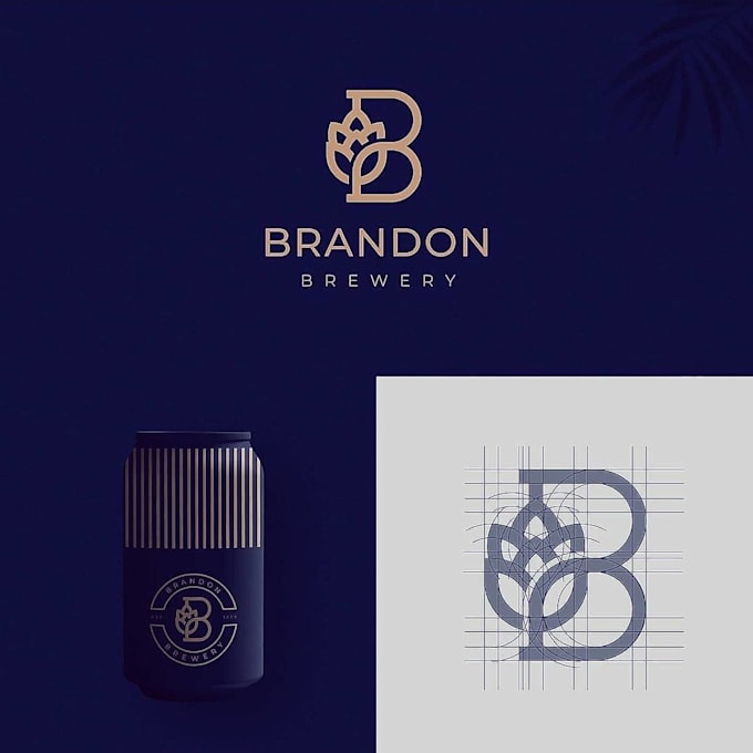 create modern trendy unique business logo design