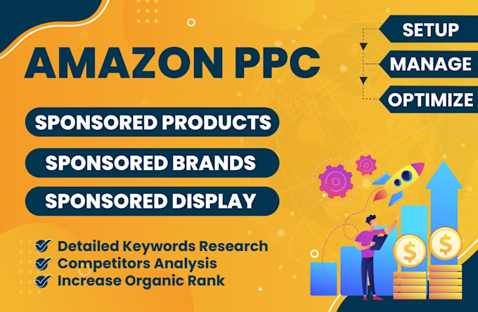 do amazon sponsored PPC ads campaigns setup, optimisation and management