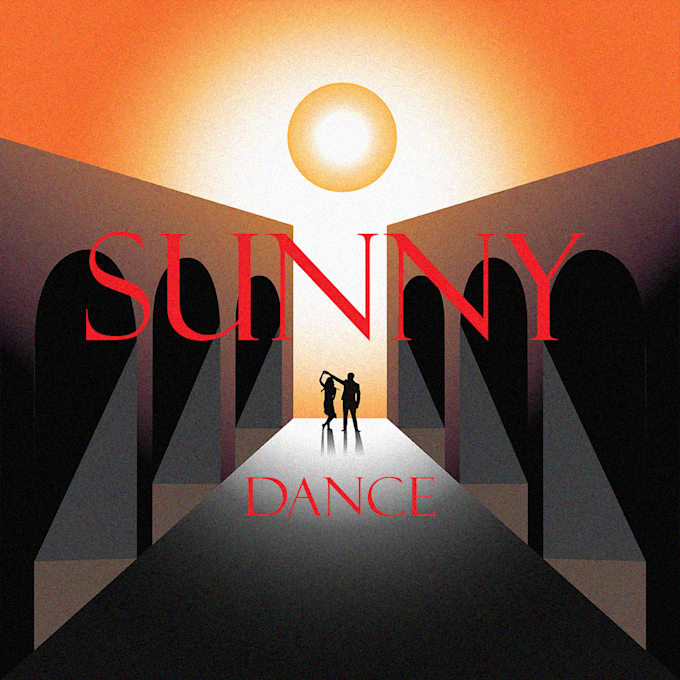 make unique flat design for album cover