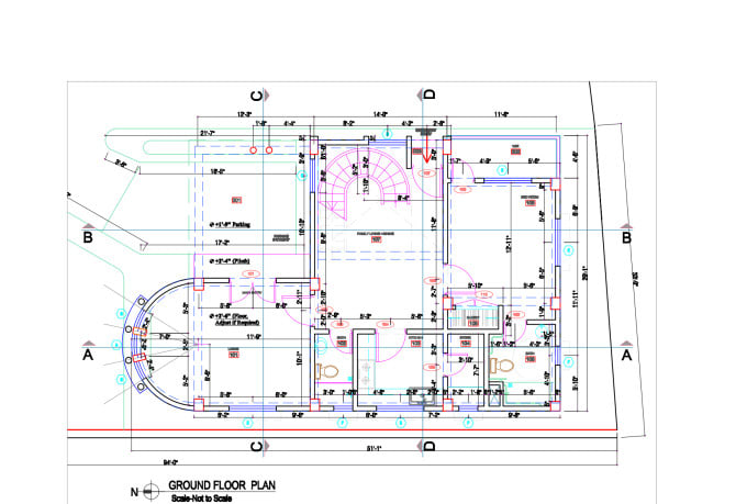 draw your architectural plans, elevations, etc in cad