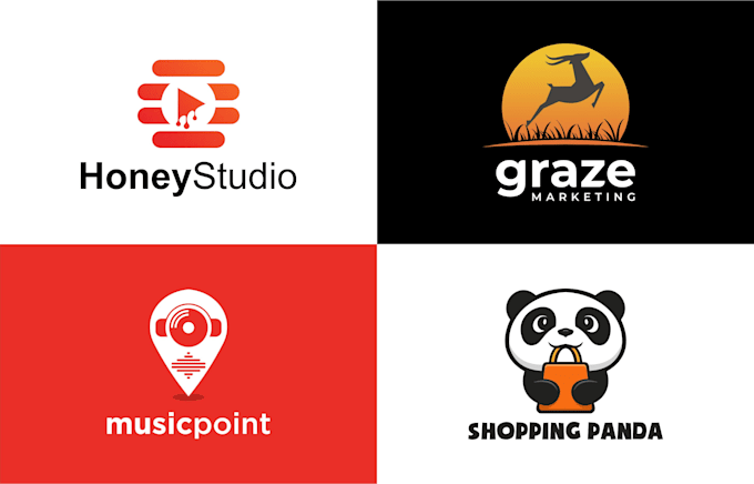 create unique business logo in modern style
