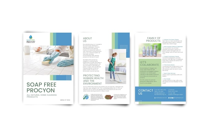 design a business flyer, brand press kit