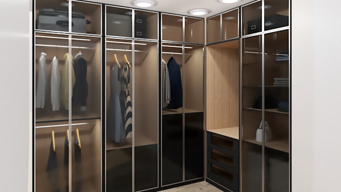 create your funcional closet, wardrobe, walk in space